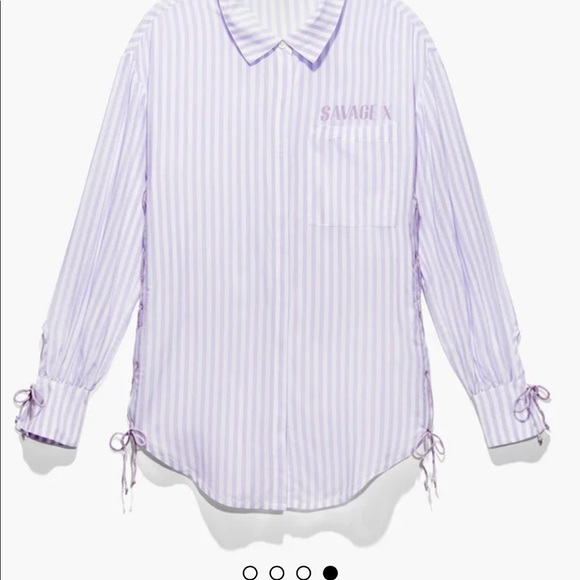 NWT SAVAGE X FENTY Sleep dress Shirt - Picture 5 of 5